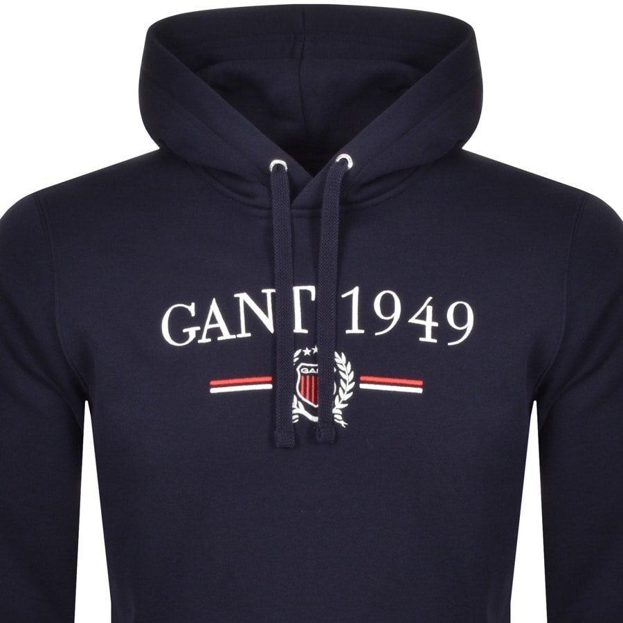 Alternative Image for ProductGant Crest Hoodie Evening Blue2